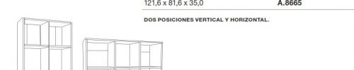 medidas jubo estantería 81 ofitres